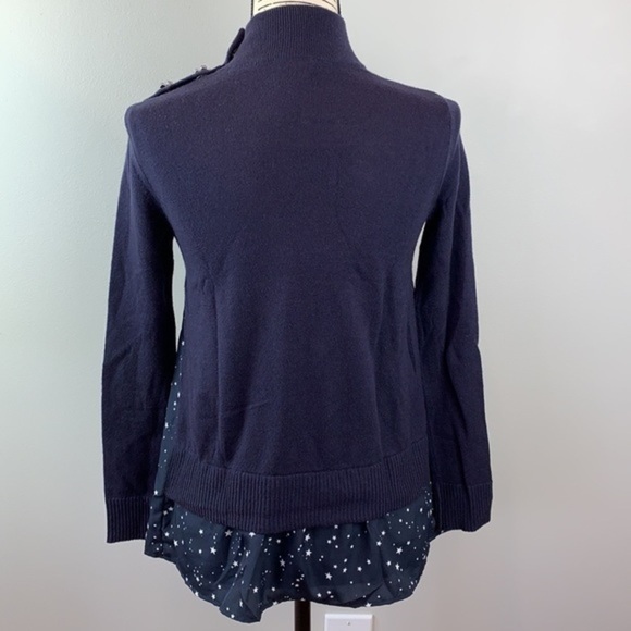 Broome Street Kate Spade Night Sky Mixed-Media Sweater NWOT - Picture 5 of 9